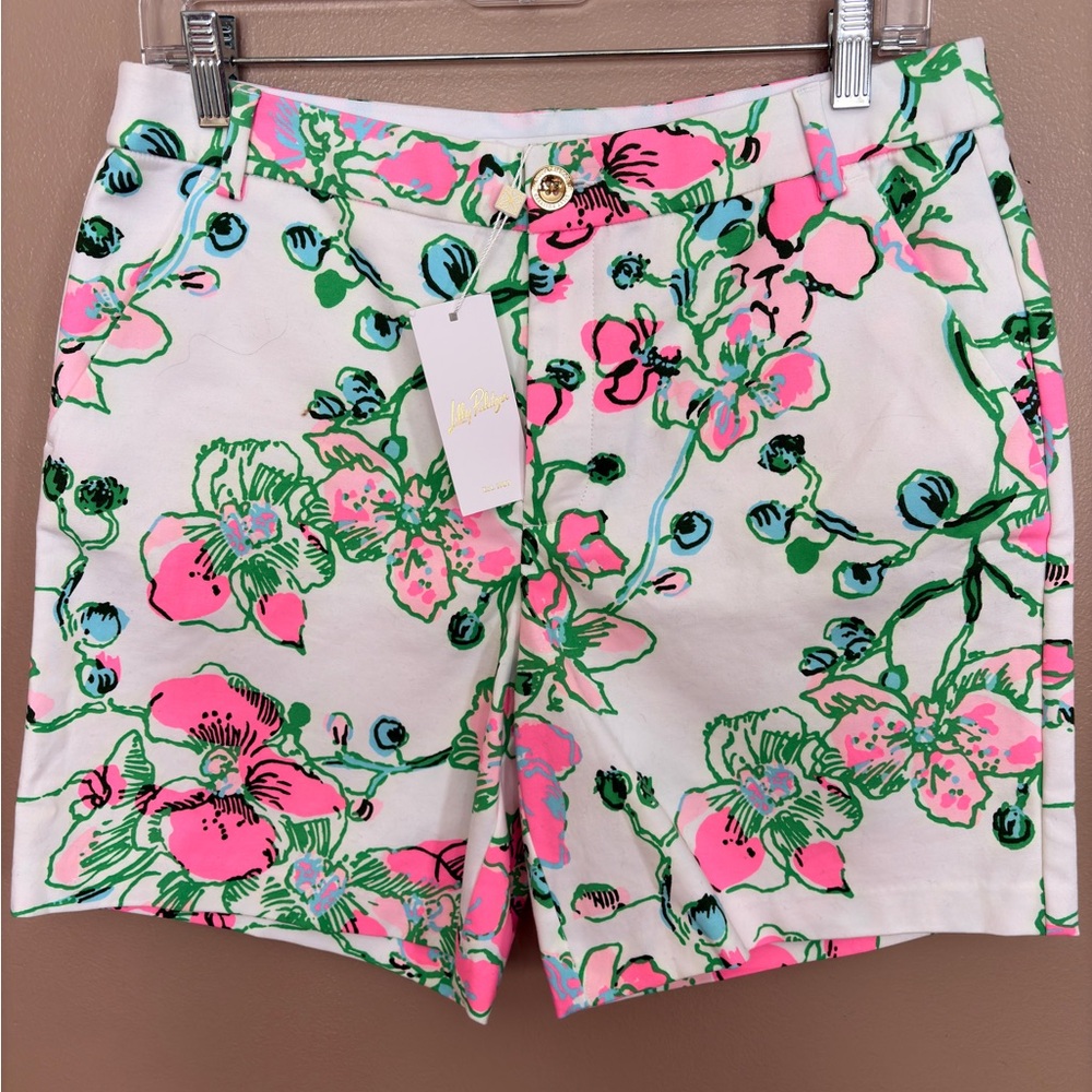 Lilly Pulitzer Gretchen 7” Shorts Oversized Orchids